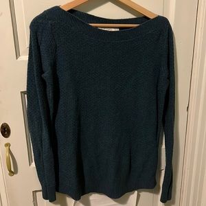 Blue Boatneck LOFT Sweater